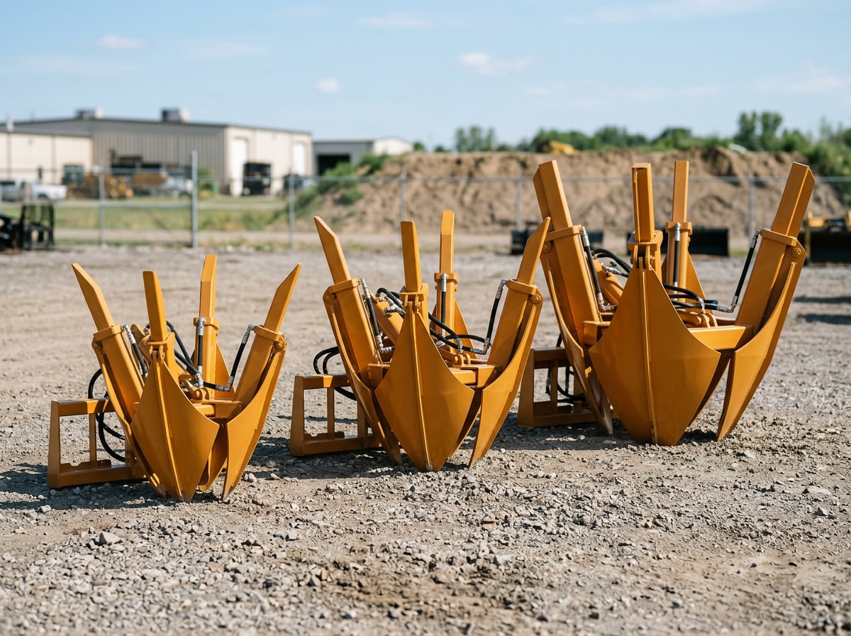 Side-by-side comparison of 30-inch, 36-inch, and 44-inch tree spade sizes